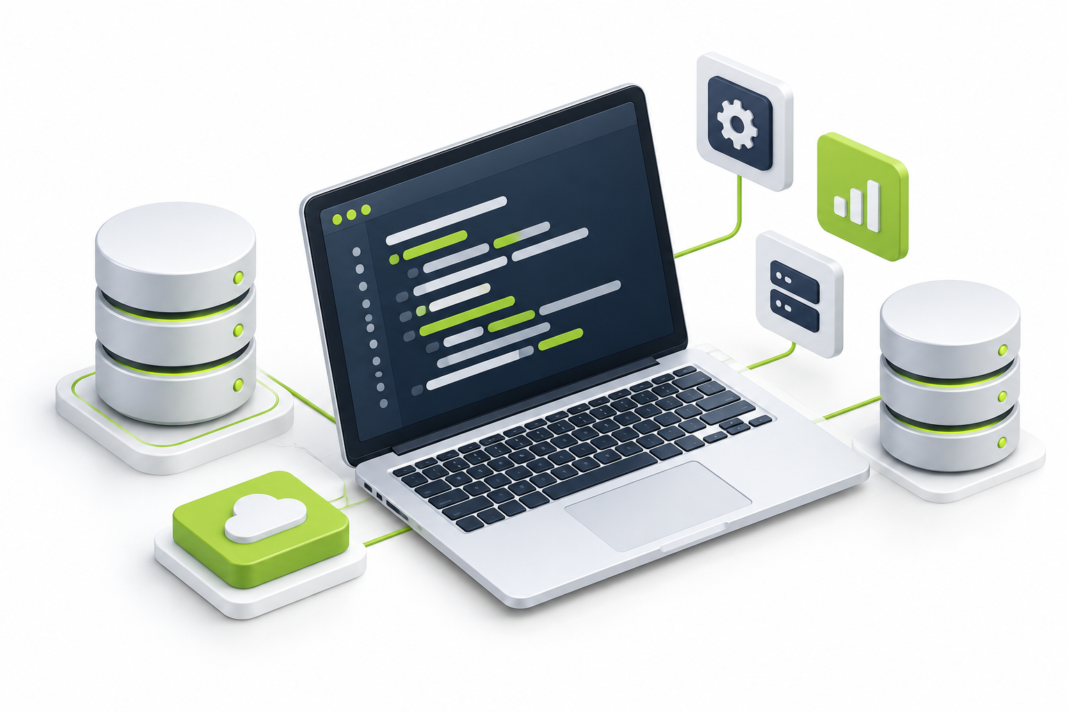 Illustration d’une plateforme de déploiement d’applications web
